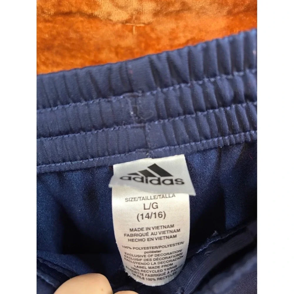 Adidas Mens Navy Blue‎ Essentials 3-Stripes Tricot Joggers